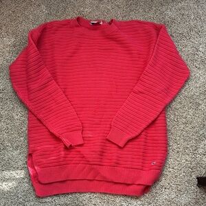 Vineyard Vines Women's Crewneck Sweater in Vibrant Red